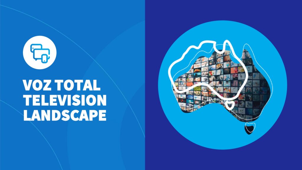 Australians watched more than 16 billion minutes of broadcast video content each week, VOZ data reveals