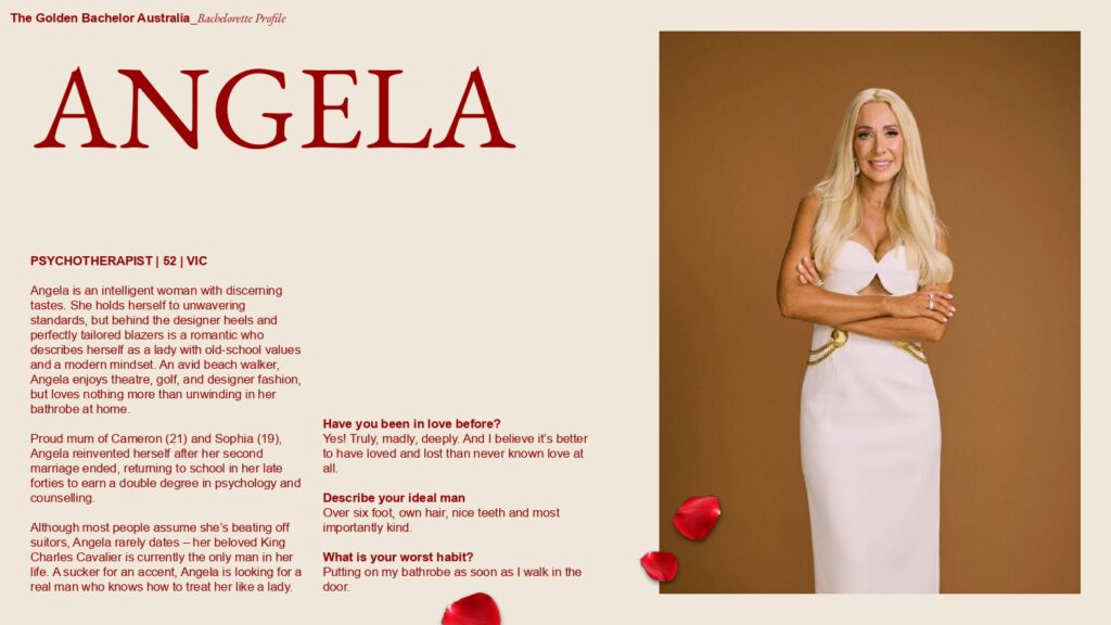 The Golden Bachelor on Channel 9 meet the participants