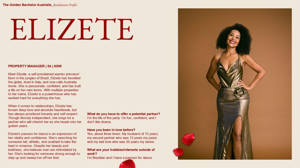 The Golden Bachelor on Channel 9 meet the participants