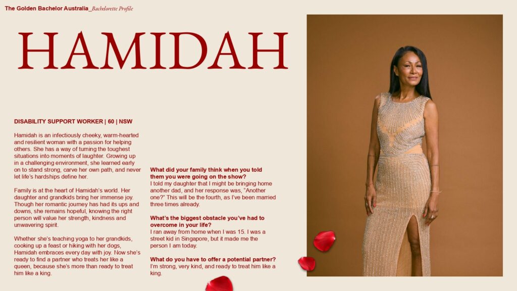 The Golden Bachelor on Channel 9 meet the participants