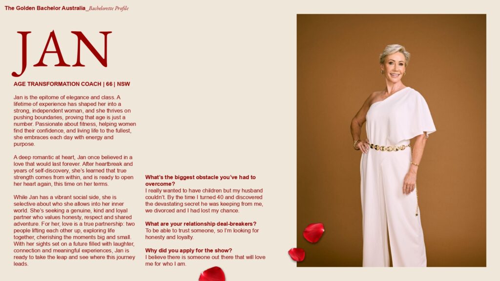 The Golden Bachelor on Channel 9 meet the participants