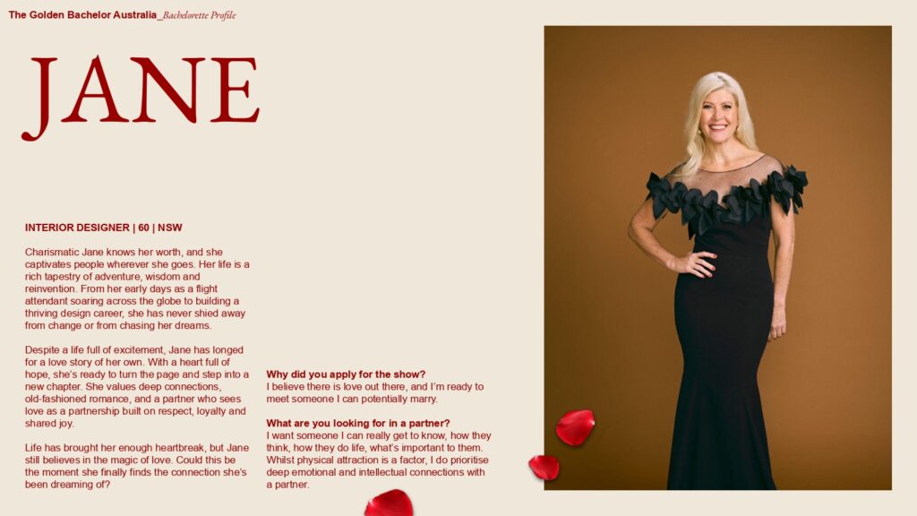 The Golden Bachelor on Channel 9 meet the participants