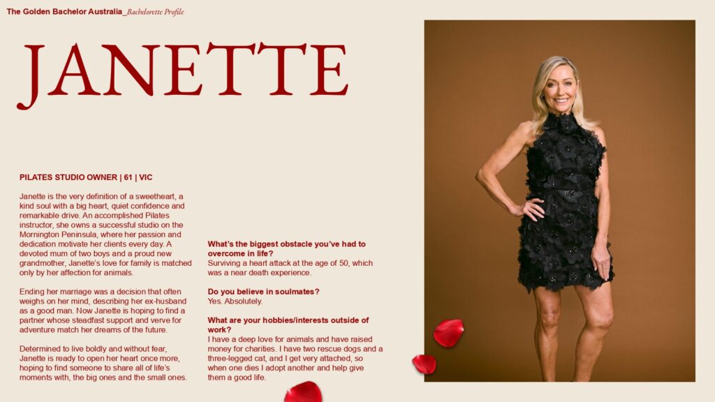 The Golden Bachelor on Channel 9 meet the participants