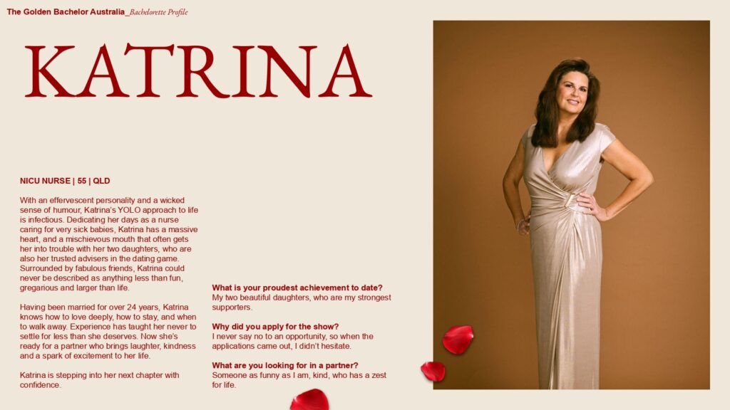 The Golden Bachelor on Channel 9 meet the participants