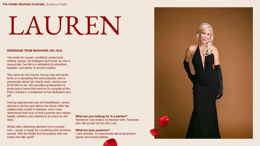 The Golden Bachelor on Channel 9 meet the participants