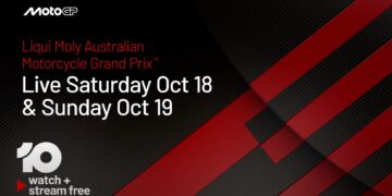 The Liqui Moly Australian MotoGP™ 2025 starts Saturday 18 October live on 10