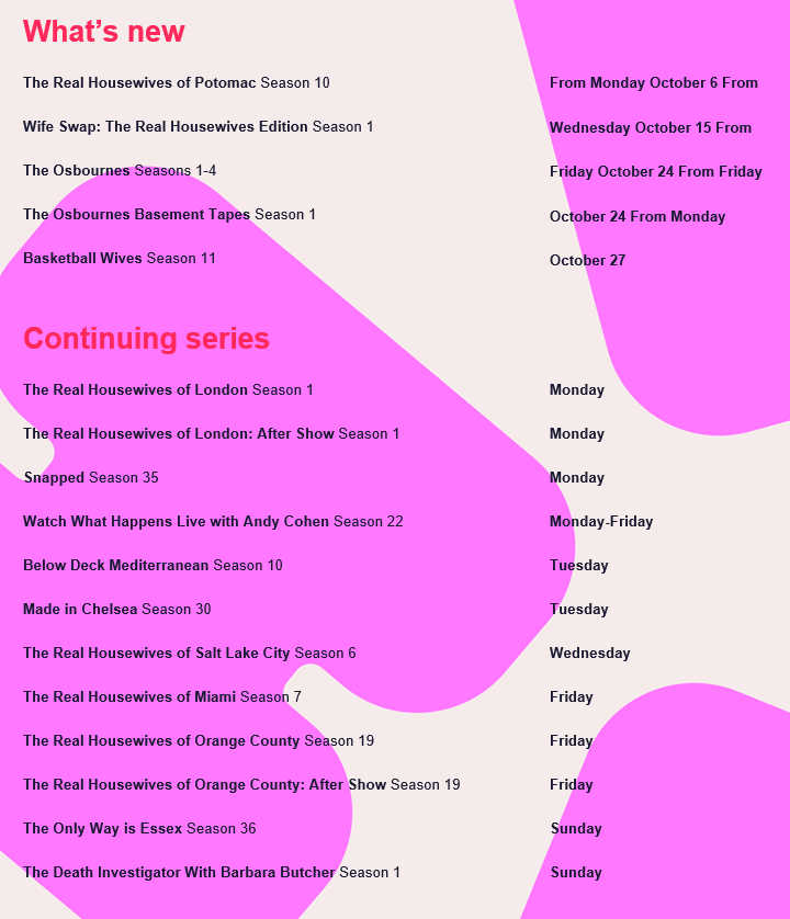 October 2025 on Hayu