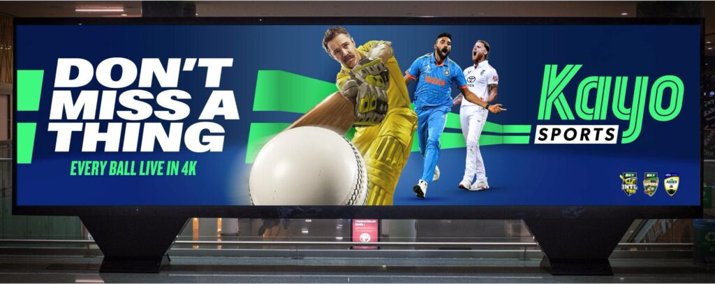 Kayo Sports launch 'Don't Miss A Thing' cricket campaign