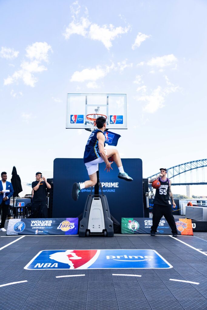 NBA Champion Luc Longley and WNBA Champion Lauren Jackson Headline NBA on Prime's Floating Court Launch on Sydney Harbour