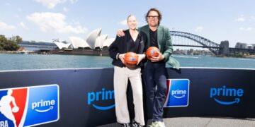 NBA Champion Luc Longley and WNBA Champion Lauren Jackson Headline NBA on Prime's Floating Court Launch on Sydney Harbour