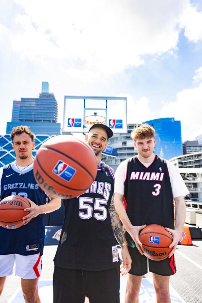NBA Champion Luc Longley and WNBA Champion Lauren Jackson Headline NBA on Prime's Floating Court Launch on Sydney Harbour