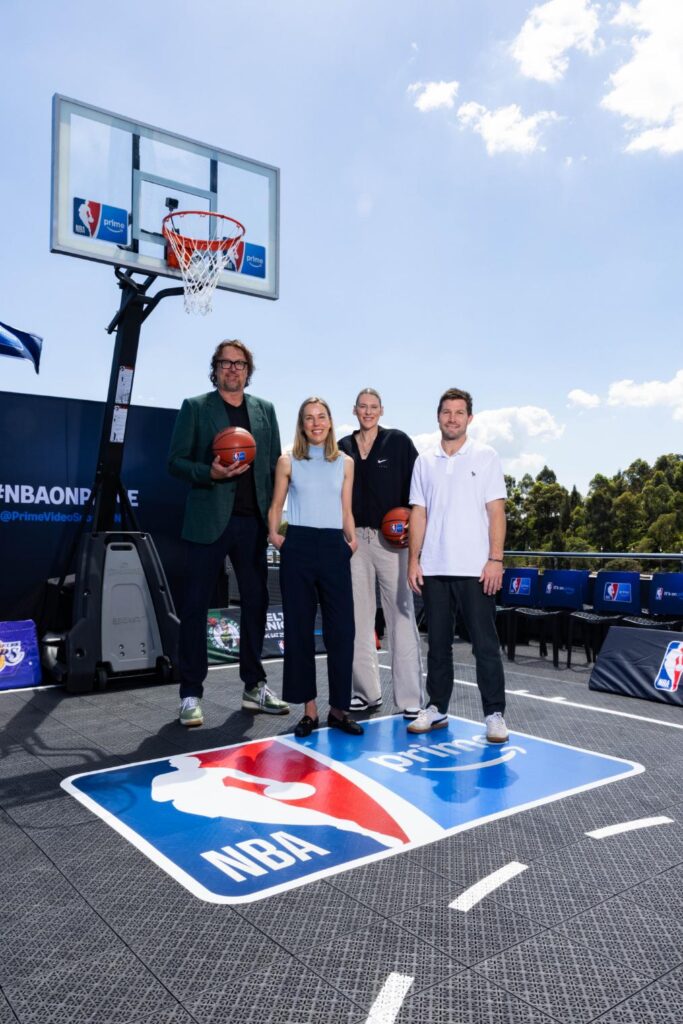 NBA Champion Luc Longley and WNBA Champion Lauren Jackson Headline NBA on Prime's Floating Court Launch on Sydney Harbour