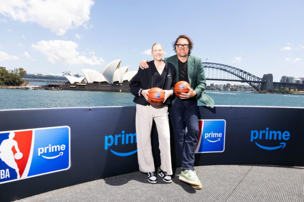 NBA Champion Luc Longley and WNBA Champion Lauren Jackson Headline NBA on Prime's Floating Court Launch on Sydney Harbour