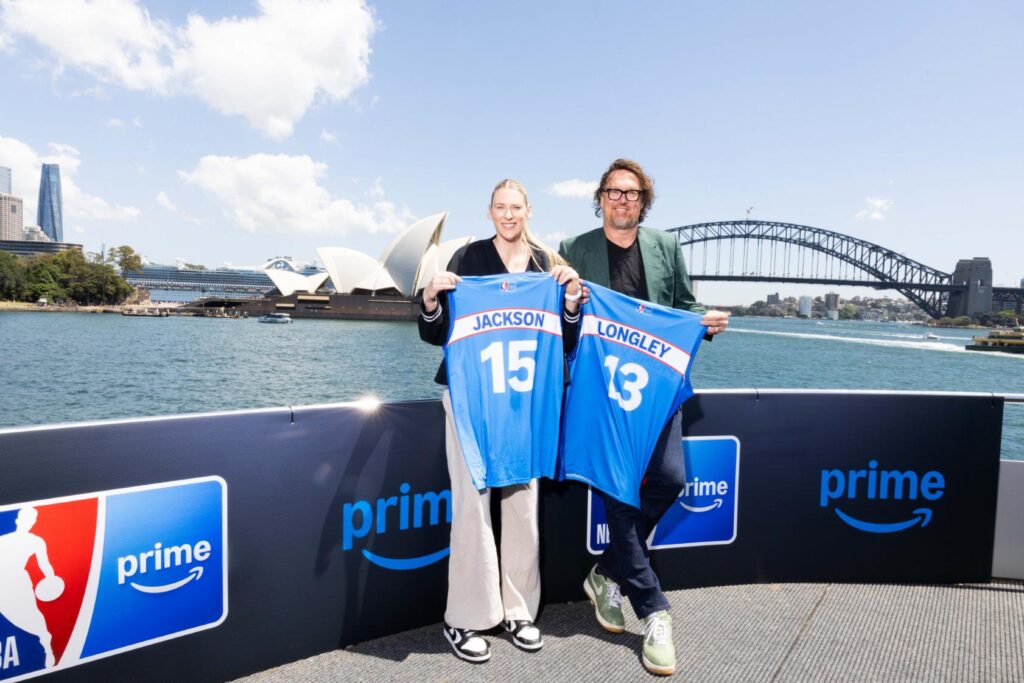NBA Champion Luc Longley and WNBA Champion Lauren Jackson Headline NBA on Prime's Floating Court Launch on Sydney Harbour