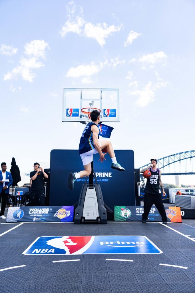 NBA Champion Luc Longley and WNBA Champion Lauren Jackson Headline NBA on Prime's Floating Court Launch on Sydney Harbour