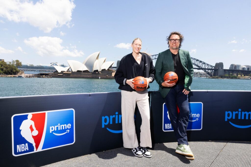 NBA Champion Luc Longley and WNBA Champion Lauren Jackson Headline NBA on Prime's Floating Court Launch on Sydney Harbour