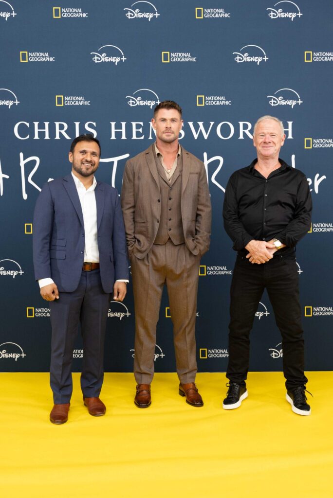 Chris Hemsworth: A Road Trip to Remember on Disney+ has star attend Australian screening