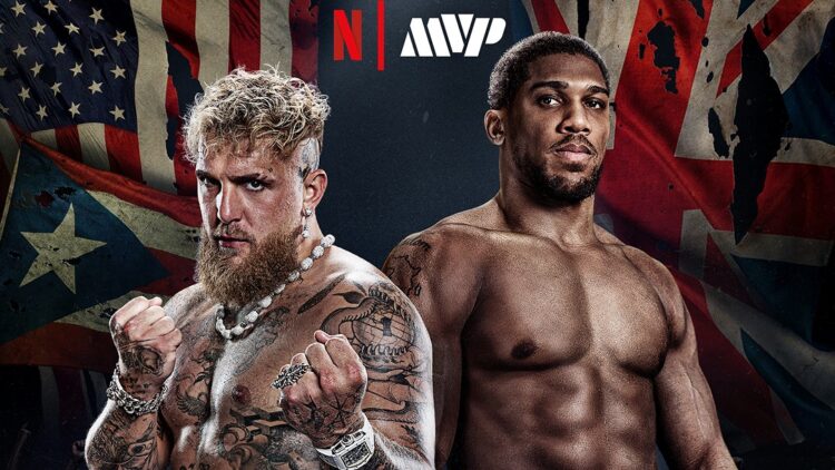 Jake Paul vs. Anthony Joshua Netflix announcement