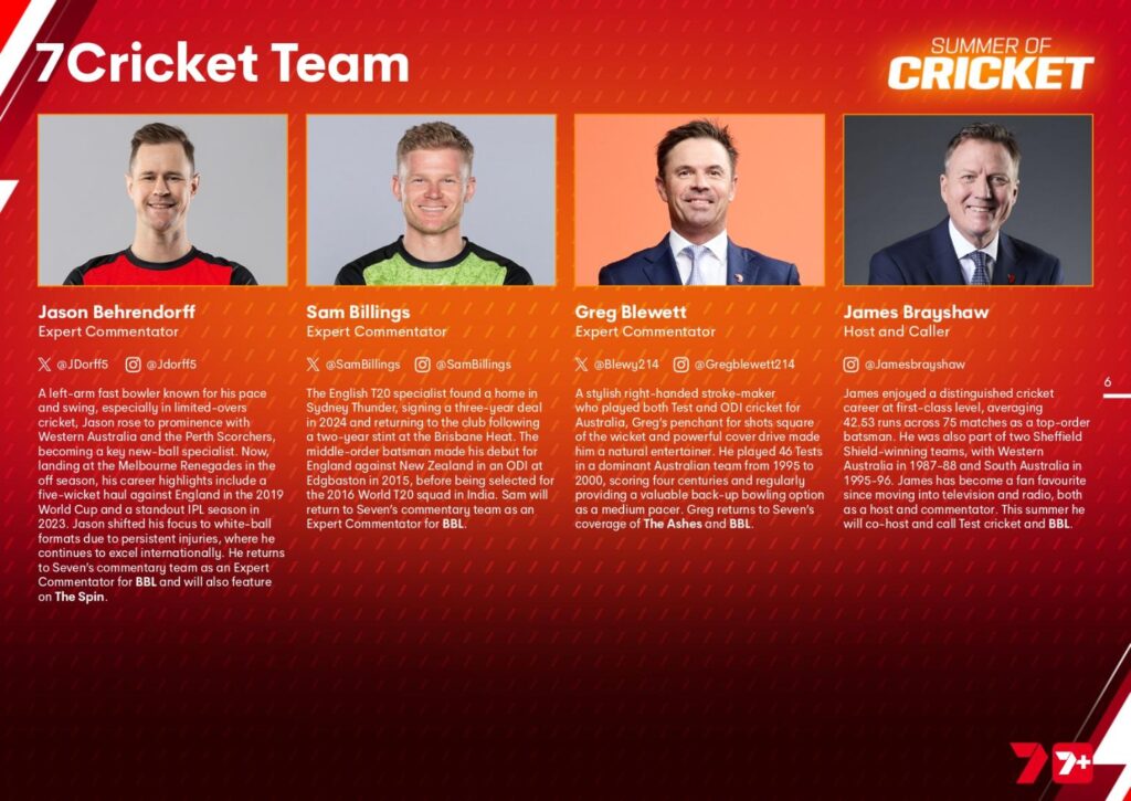 Seven's Summer of Cricket starts now