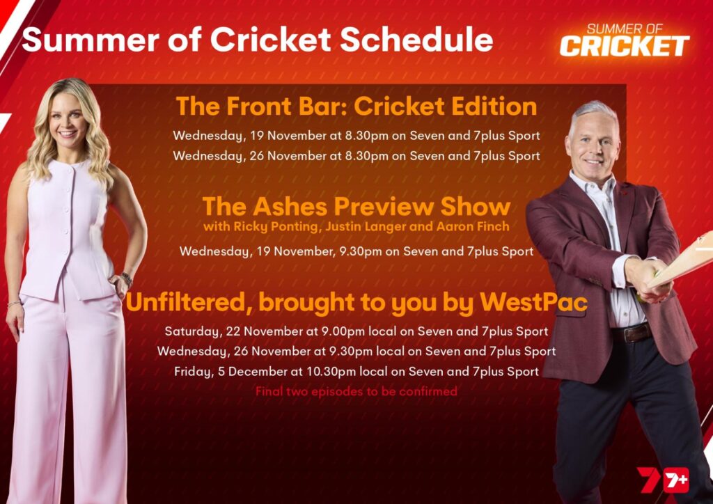 Seven's Summer of Cricket starts now