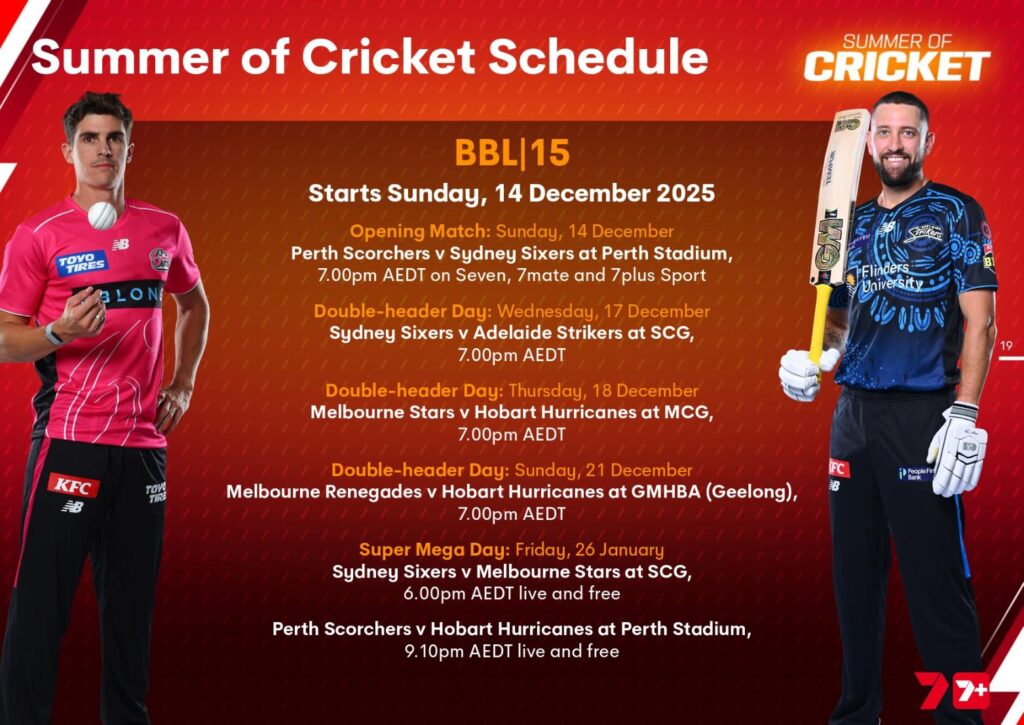 Seven's Summer of Cricket starts now