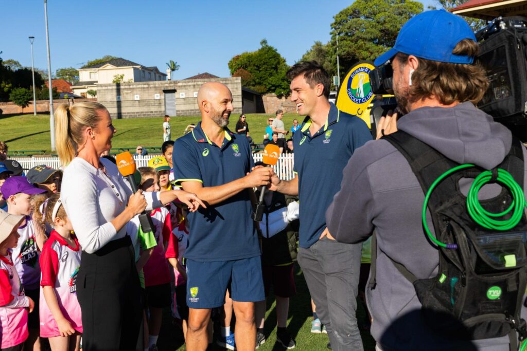 Cummins and Lyon headline Seven’s Summer of Cricket launch in Sydney