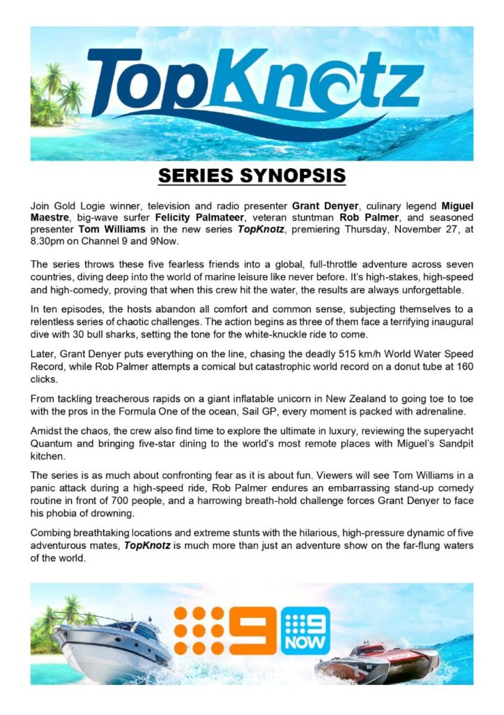 TopKnotz on Channel 9 has plenty of adventure