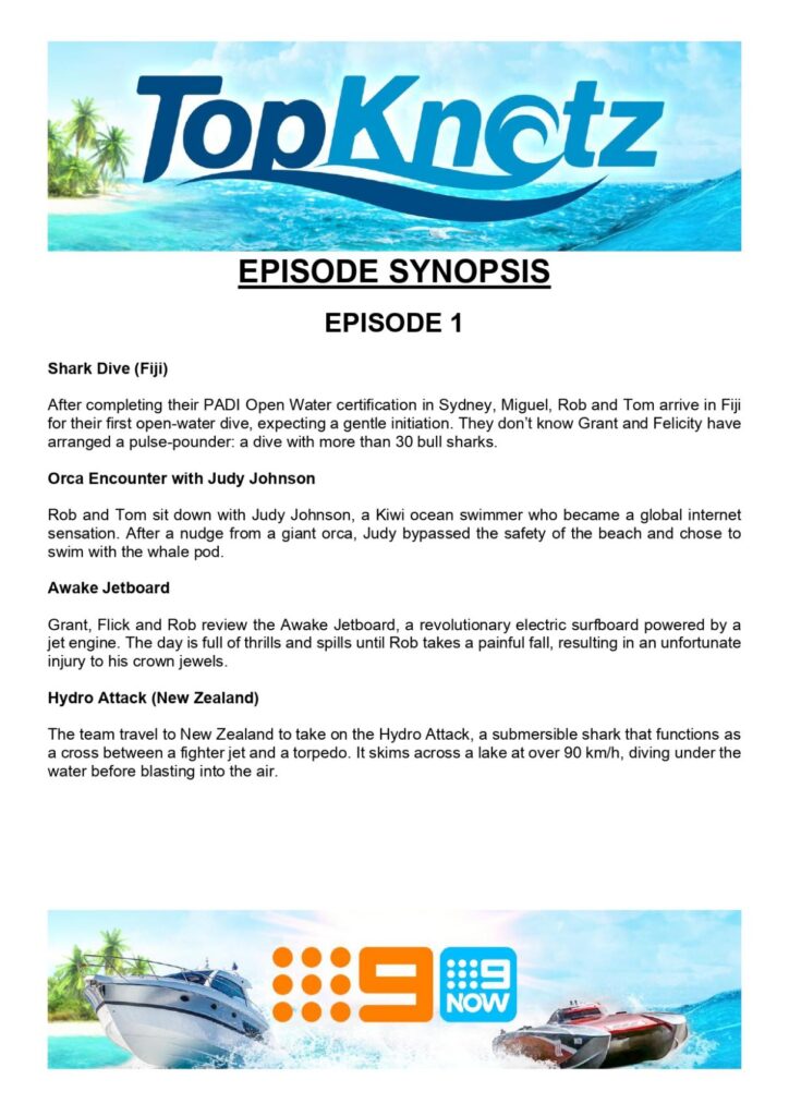 TopKnotz on Channel 9 has plenty of adventure