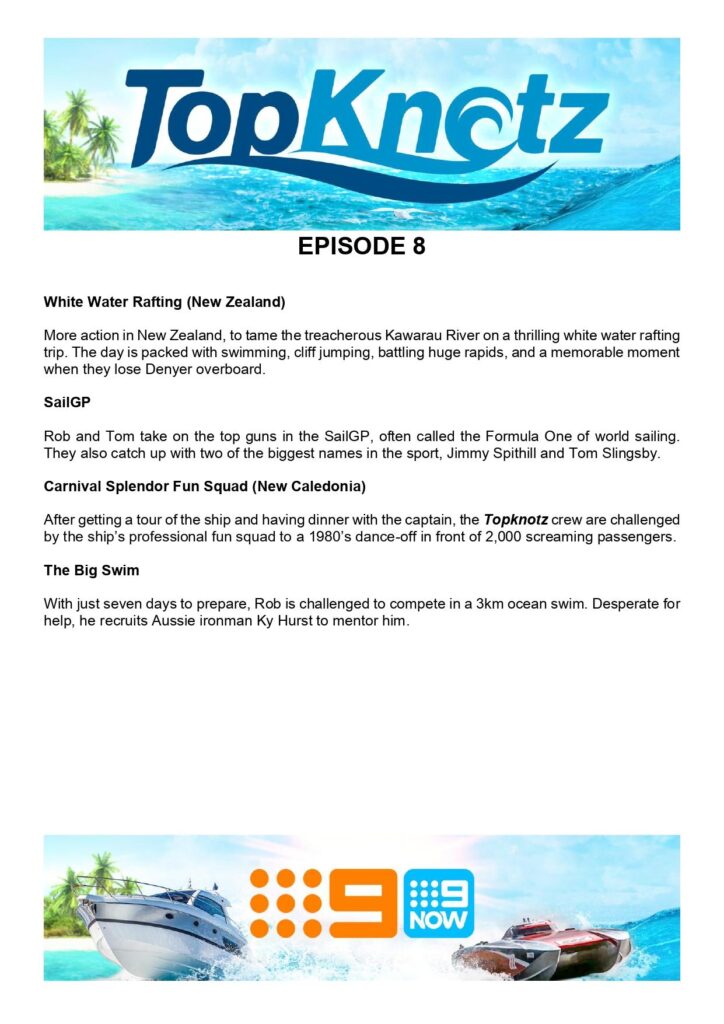 TopKnotz on Channel 9 has plenty of adventure