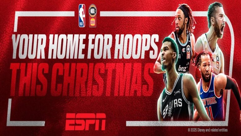ESPN gives the gift of sport this Christmas with NFL, NBA, NBL, Dunk The Halls and more…