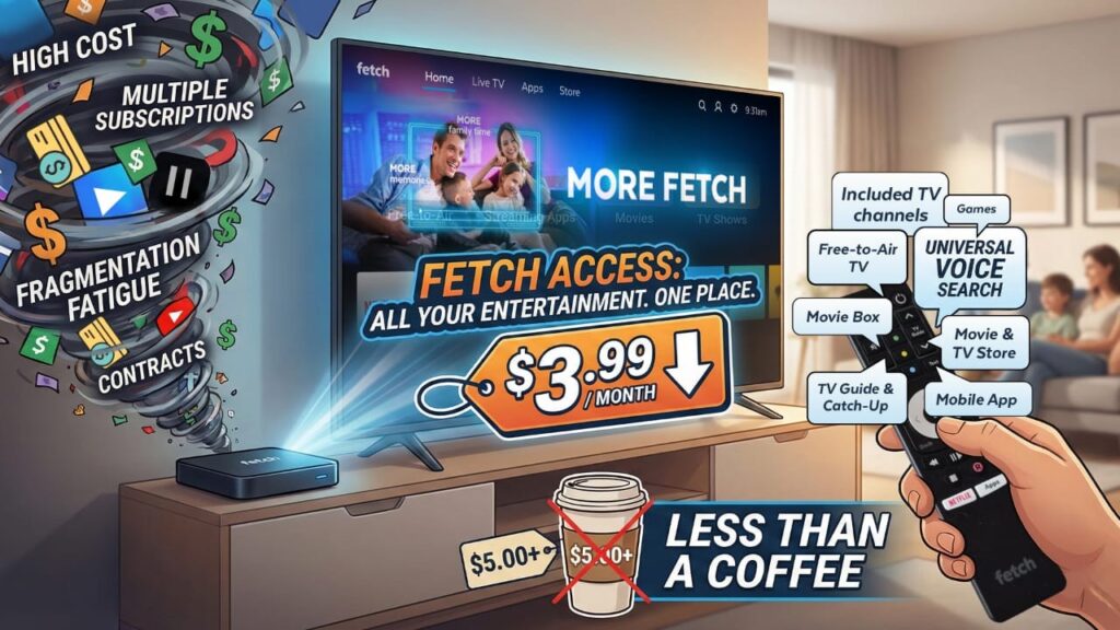 Fetch TV Introduces New $3.99 Monthly 'Access' Subscription