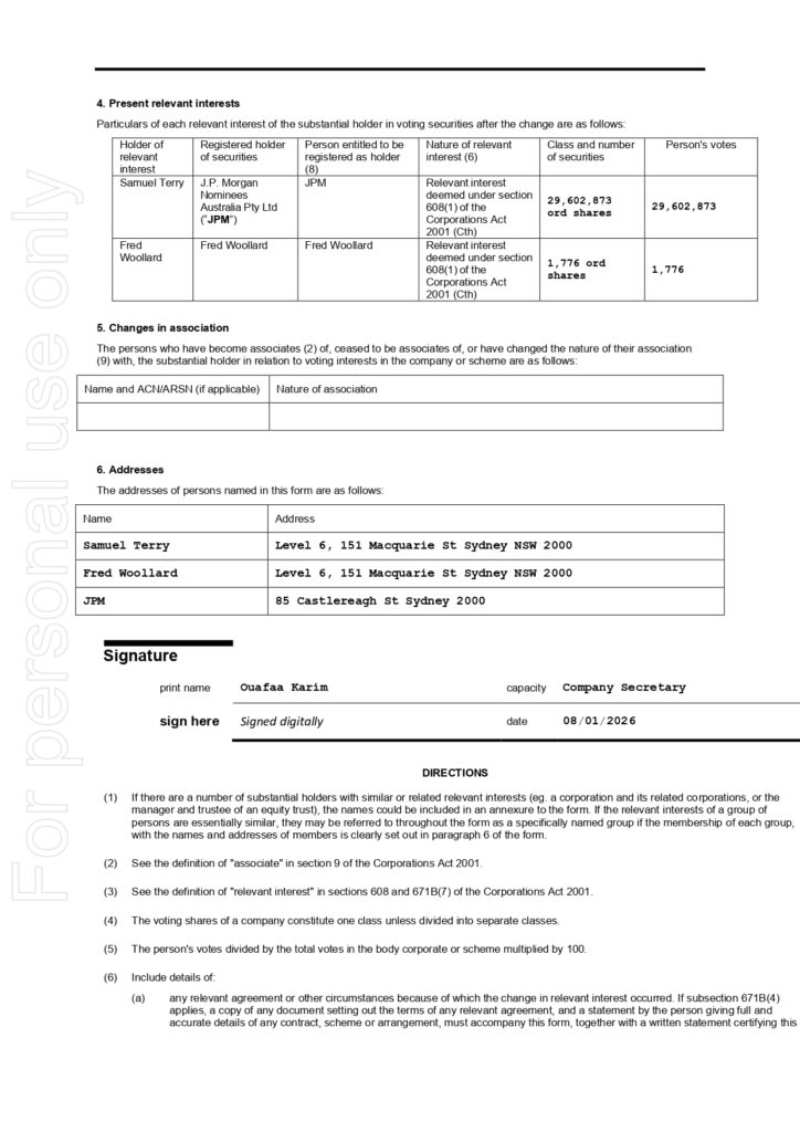 Southern Cross Media | Notice of change of interests of substantial holder - A form 604 was lodged with the ASX.