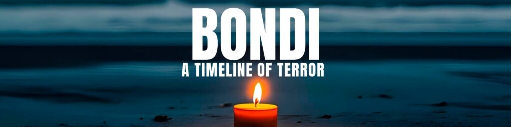 Bondi: A Timeline of Terror presented by Sharri Markson on Sky News Australia in February