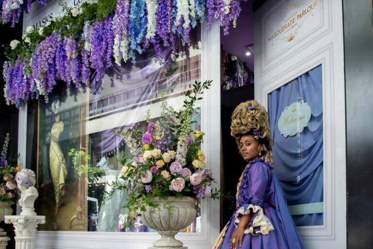 The Bridgerton Masquerade Parlour has officially opened for a new fairytale season