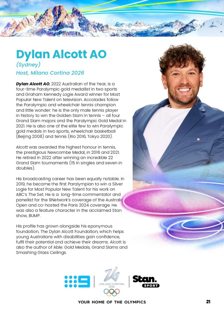 Olympic Winter Games Milano Cortina 2026 on Channel 9 full broadcast details