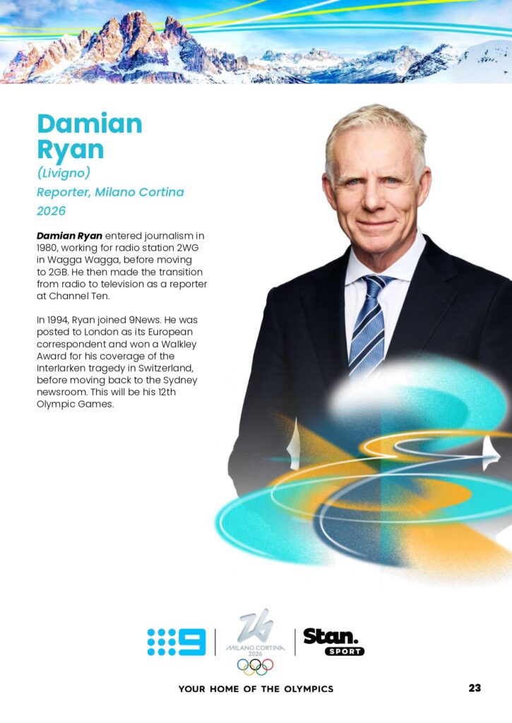 Olympic Winter Games Milano Cortina 2026 on Channel 9 full broadcast details