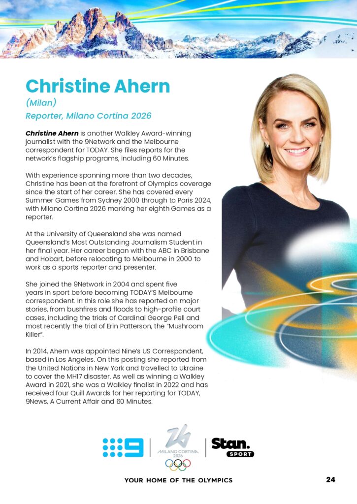 Olympic Winter Games Milano Cortina 2026 on Channel 9 full broadcast details