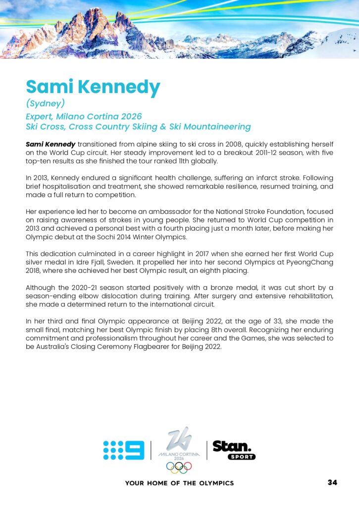 Olympic Winter Games Milano Cortina 2026 on Channel 9 full broadcast details