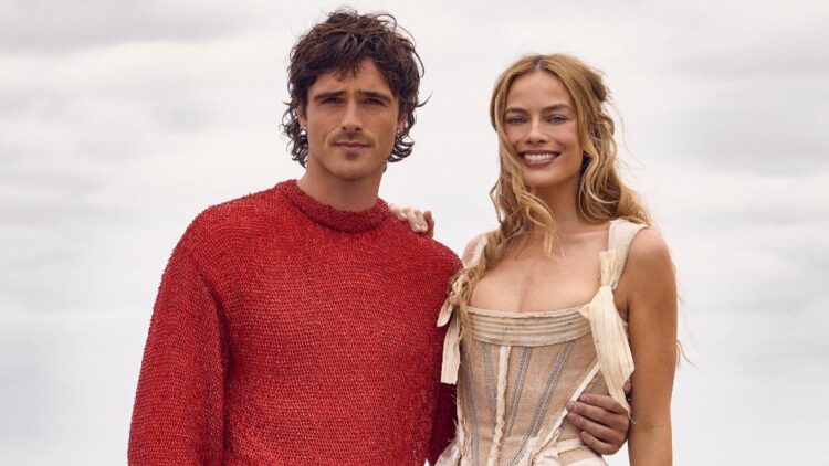 MOVIE | Wuthering Heights Margot Robbie and Jacob Elordi Sydney’s Bronte cliffs shoot