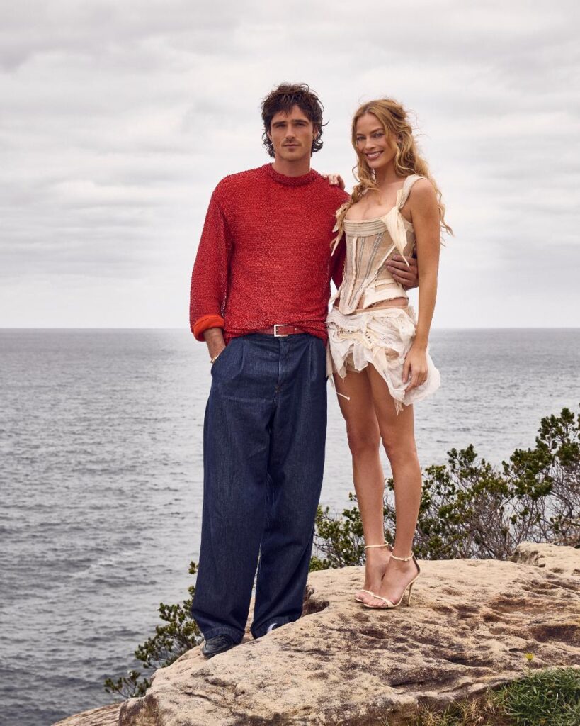 MOVIE | Wuthering Heights Margot Robbie and Jacob Elordi Sydney’s Bronte cliffs shoot