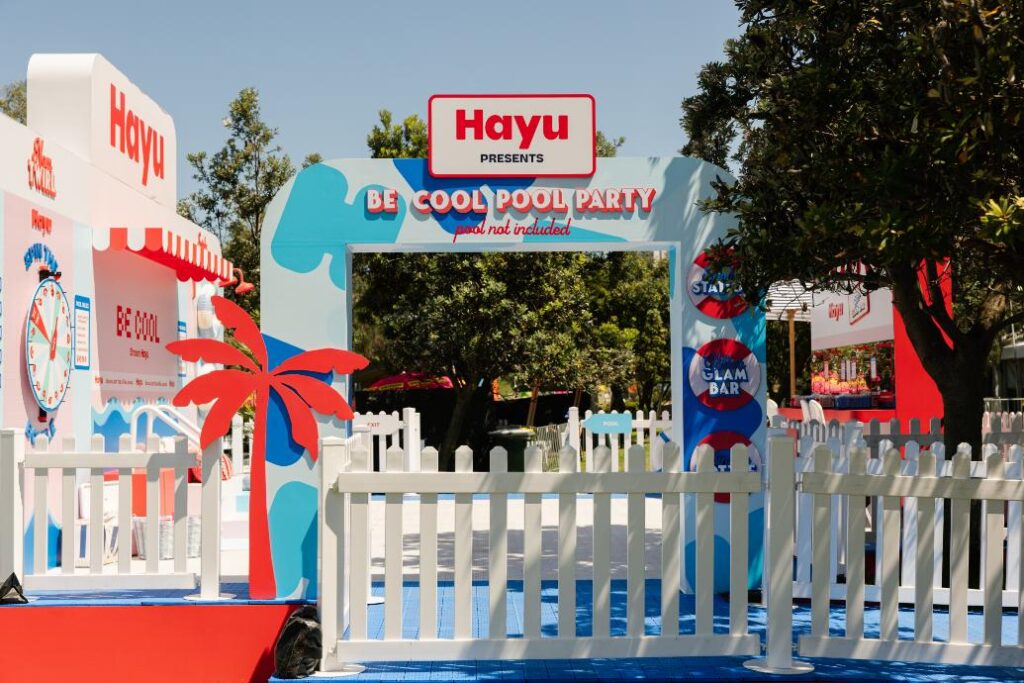 Hayu’s Be Cool Pool Party helps festivalgoers chill out and feel Chic C’est La Vie