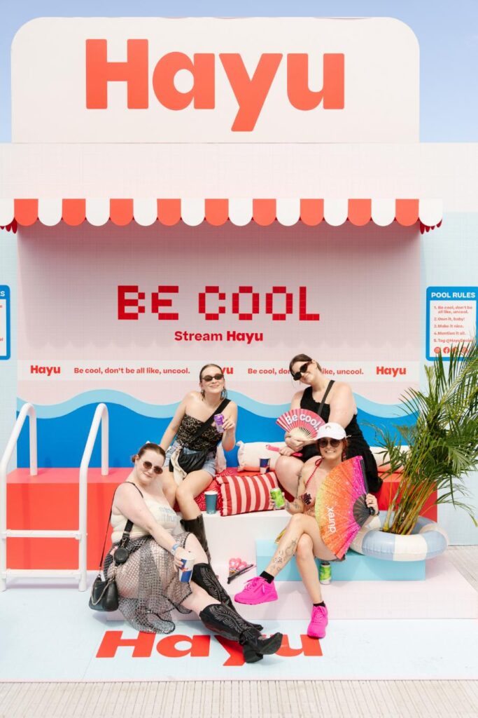 Hayu’s Be Cool Pool Party helps festivalgoers chill out and feel Chic C’est La Vie