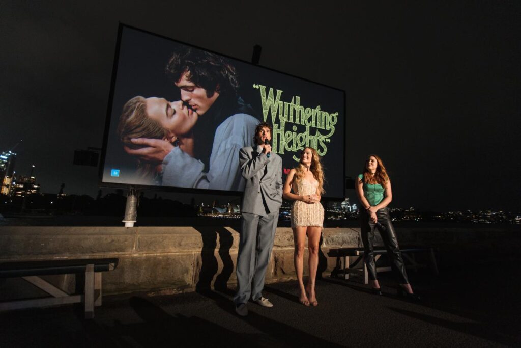 MOVIE | Wuthering Heights Margot Robbie and Jacob Elordi surprises sold out Westpac Open Air Cinema
