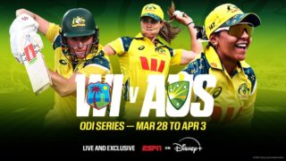 Australia vs West Indies Women’s One Day International Series Live Saturday on ESPN