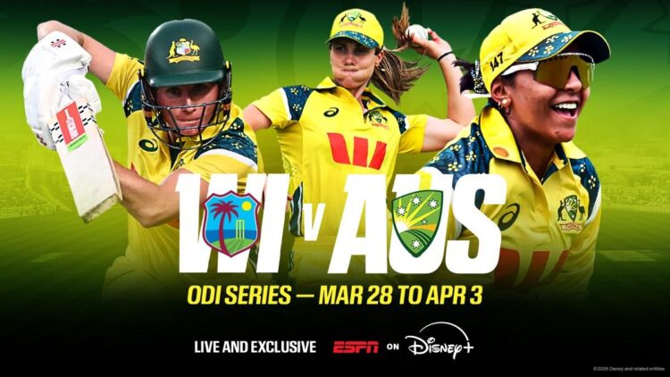 Australia vs West Indies Women’s One Day International Series Live Saturday on ESPN