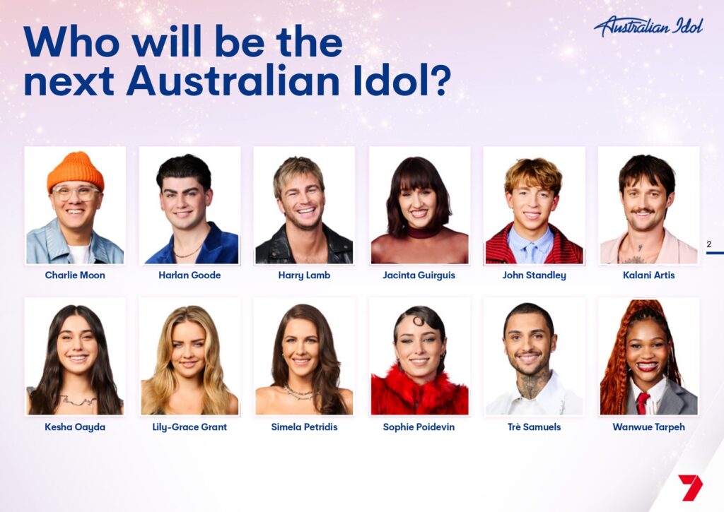 Recap | Australian Idol on Channel 7 top 12 revealed