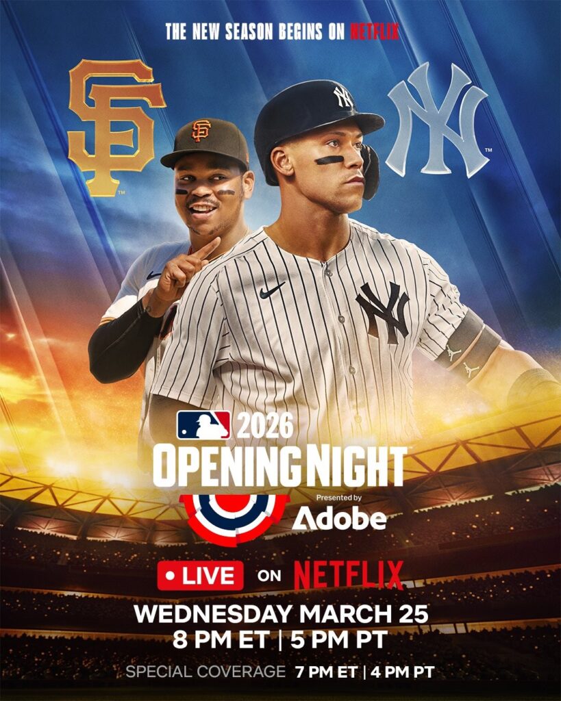 MLB Opening Night on Netflix trailer reveal