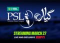 ESPN adds Pakistan Super League Cricket 2026