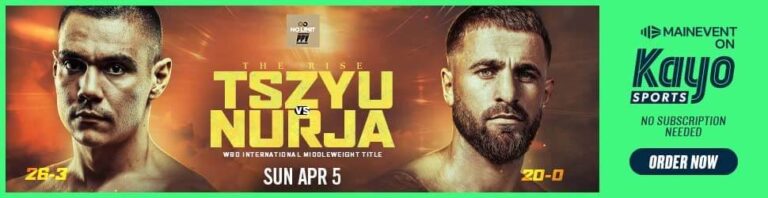 Tim Tszyu v Denis Nurja on Kayo Sports Main Event