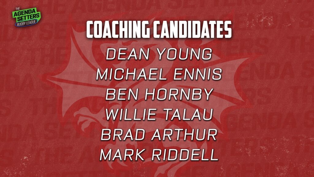 The Agenda Setters Rugby League on Channel 7 Corey Parker on Dragons coach sacking